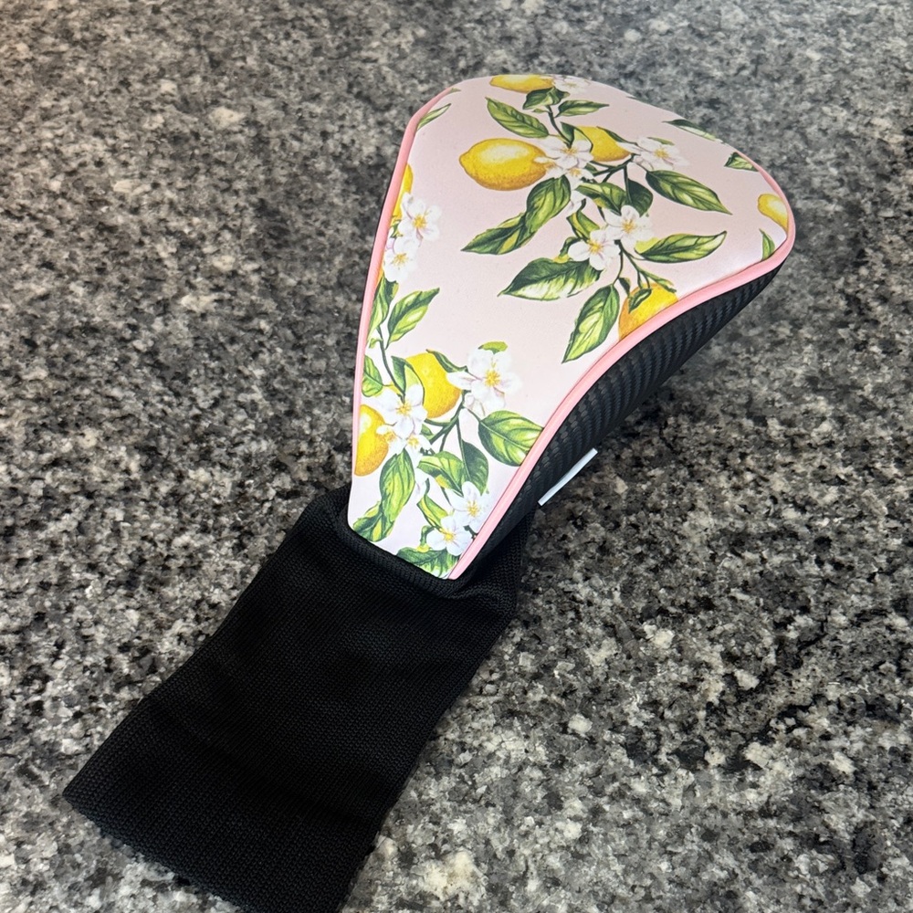Floral Lemon Print Golf Club Headcover